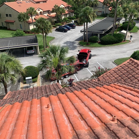 Roof Cleaning in St. Augustine FL